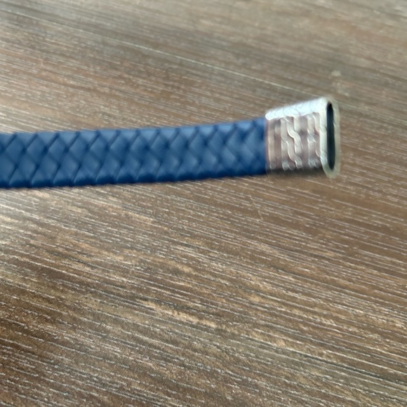 9.25 silver/leather bracelet - Picture 9 of 11